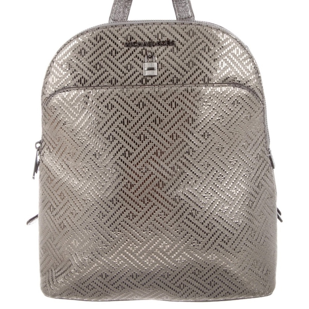 Michael Kors Suede Metallic Embellished Backpack